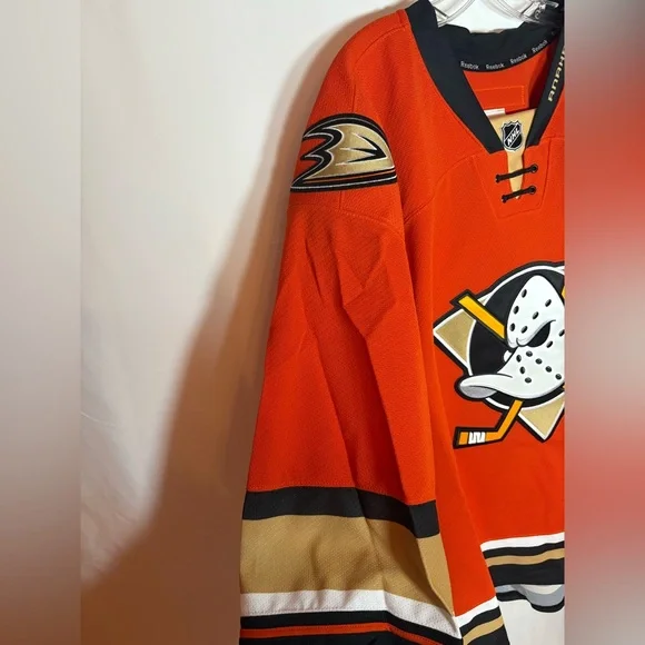 Reebok MiC Anaheim Ducks AlternateTeam Issued Goalie Style Hockey Jersey 58+